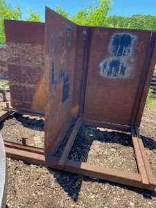 4 Bay Stack Rack, 8' x 8' x 5'