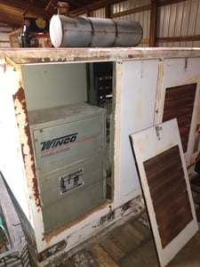 Winco #545CS-23R/A, multi voltage propane generator, 208-240-480/240 Volts, 1800 RPM, Zenith Auto ctrl, 30