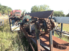 Morgan, Merchandising Chop Saw, 32" blade, 20 HP motor, 4" chain, 18' trough, deck