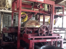 Cornell, Scragg Mill, 75 HP, 15' infeed rolls, outfeed w/ flippers, 3 strand deck