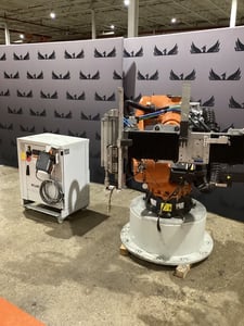 Kuka #KR-120-R1800, nano Robot, KR-C4-NA Control, 71" 1800mm reach, 264.5 lb. 120 kg payload, 16-1/2"