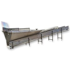 20" wide x 26' 6" long, Stainless Steel Belt Conveyor frame, FOR PARTS