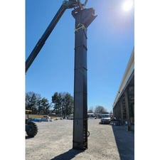 Image for Carter, Bucket Elevator, 27' 3" Discharge Ht, 12" x 7" bucktes @ 6", side discharge, 30' 2" overall H, 2 HP v-belt, AS IS