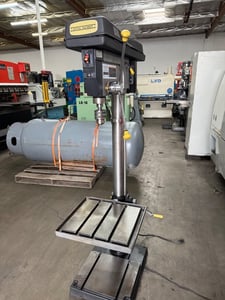 Image for 20" Central Machinery, Production Drill Press, 12 Spee, 10" spindle centerline, 16-3/4" x 8-11/16" table, 1.5 HP, 1 phase