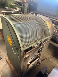 Speed-d-burr #MMSM, Vibratory Barrel Tumbler, 20" x 20" barrel, variable speed, 1 HP, 110 V.