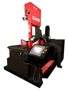 20" x 25" Amada Marvel #VT5063MW, Manual Vertical Tilt Frame Band Saw, 40" H Table, 218" x 1.5" x 0.05"