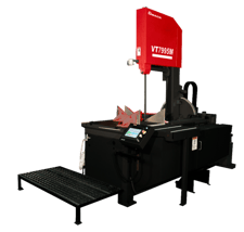 31.25" x 37.5" Amada Marvel #VT7995M, Manual Vertical Tilt Frame Band Saw, 52" H Table, 300" x 2" x 0.063"