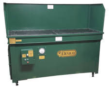 3600 cfm Denray, Down Draft Grind Table, 28" x 72" x 36" H Table, 2 HP, 220 V, new