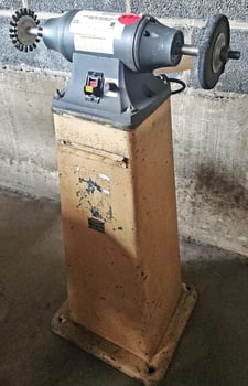 Dayton #1FYV4, Variable Speed Pedestal Buffer, no guards, 8" Wheel, 5/8" Arbor, 3/4 HP, 2000-3300/3450 RPM
