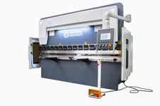 88 Ton, U.S. Industrial #USHB88-8, CNC Hydraulic Press Brake, 98.43" L Work Table, 78.74" between housings