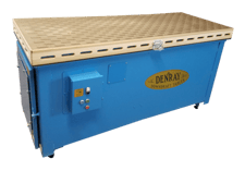 3000 cfm Denray #2872B, Wood Sanding Down Draft Table, 28" x 72" x 36" H Table, 2 HP, 115/220 V, new