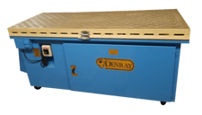 3400 cfm Denray #2872, Wood Sanding Down Draft Table, 28" x 72" x 36" H Table, 2 HP, 115/220 V, new