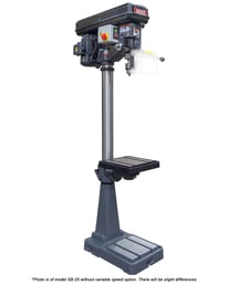 18" Dake #SB-25V, Variable Speed Floor Model Drill Press, 1" Drill capacity, 18" Work diameter, 13.75" x