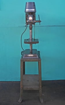 11" Rockwell/Delta #11-100, Benchtop Drill Press, 8.5" x 9" Table, 1/2" Jacobs Chuck, 1/3 HP, (4) 280-3635