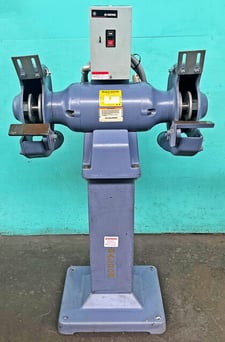 12" Baldor #1216W, Industrial Pedestal Grinder, 1.25" Wheel Bore, 2" Wheel Face, 1.25" Shaft diameter, 3 HP