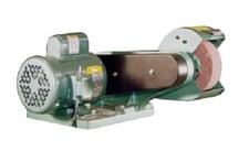 Burr King #600, Deburring & Polishing Grinder Buffer, Single Speed, 6" diameter x 1"-2" width Wheel, 3/4 HP