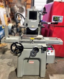 6.3" x 18.5" Sharp #SG618, Manual Surface Grinder, 7" x 18.9" Table Travel, 8" diameter x 0.63" width x 1.25"