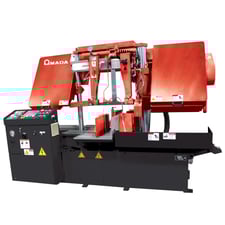 20" x 18" Amada Marvel #HFA460P, Horizontal Automatic Band Saw, Heavy-Duty, Post Style, 17.9' x 1.5" x 0.05"