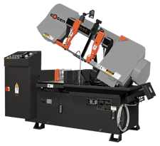 12.8" x 15" Cosen #C-325NC, Horizontal Band Saw, Automatic, Scissor Style, 150.4" x 1.25" x 0.042" Blade
