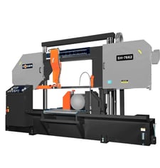 24.4" x 30" Cosen #SH-7662, Heavy-Duty Band Saw, Semi-Automatic, Gantry Tyle, Dual Column, 283.5" x 2" x