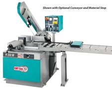 7.75" x 13.75" KMT #H-350-M, Mitering Manual Band Saw, Swivel Head, 133" x 1" x 0.035" Blade, 60-360 FPM, 3