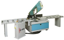 12.5" x 17.5" KMT #KS-450, Mitering Band Saw, Semi-Automatic, Swivel Head, 167" x 1.25" x 0.042" Blade