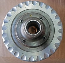 10.75" Hardinge Sjogren #2, Hand Wheel Collet Chuck, Front-Mounted, D1-6 Mount w/DIN Adaptor Plate