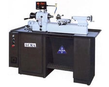 9" Acra #ATL-27-EVS, Second Operation Toolmakers Lathe, 6" Chuck, 2.2" Spindle Nose diameter, 3.75" Cross