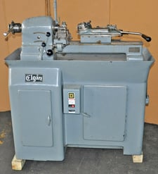 9" x 17" Elgin #EPC-5C, Second Operation Lathe, 1" Round Collet capacity, 3/4 HP, 120-3900 RPM, 208-230 V