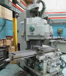 Cincinnati #330-18, Vertical Mill, 18" x 72" Table, 34" Longitudinal, 16" Cross, (24) 16-1600 RPM, 30 HP