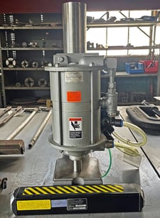 Image for 2 Ton, Airmite #DAP38, Benchtop Hydraulic Press, 5" Bore, 1/2" Pipe Size, 39.26 Power Factor