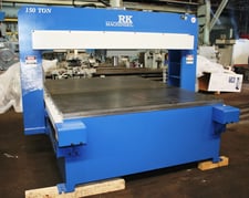 150 Ton, Press Master #GSP-150T-4/8, Gantry Style Hydraulic Straightening Press, 16" Stroke, 11" Bore, 48" x