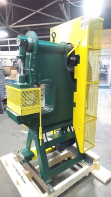 40 Ton, Rogers #Press-40, Punch Press, 3" Stroke, 8.5" Shut height, 1" Punch Hole thru 3/8" Material, 48 SPM