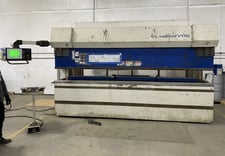 187 Ton, Trumpf #V-170, CNC press brake, 4-Axis Control, 13.3' overall, 145" between housing, 14.37" stroke