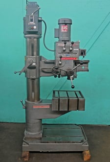 2.3'-7.7" Standard #28-in., Radial Drill, 28" capacity, 22" Vert. & 16.75" Horz. Arm Travel, 4.5" Quill