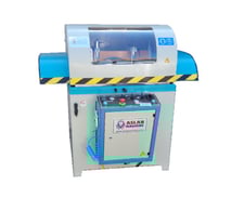 28" Aslan #US1-700, Semi-Automatic Non-Ferrous Aluminum Upcut Saw, 0-75 Deg. Cutting Angle, 1.496" Blade Bore