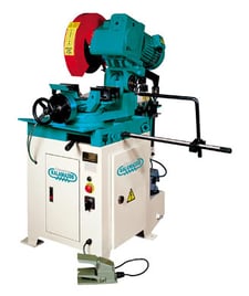 14" Clausing #FHC350SA, Semi-Automatic Circular Cold Saw, 26/52 RPM, 6" Vise Opening, 3 HP/4 HP, 230/460 V