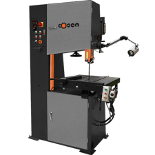 12" x 23.5" Cosen #VCS-600H, Vertical Contour Band Saw, 97-1748 FPM, 14' 2" L Blade, 26.75" x 29.5" Workbed