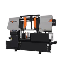 20.5" Cosen #C-520NC, Dual Column Fully Programmable Automatic Horizontal Band Saw, 66-328 FPM, 238" x 2" x