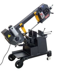 10" Dake #SE-810, Dual Mitering Band Saw, 65-250 FPM, 118" x 1" Blade, 1.25 HP, 110 V, new