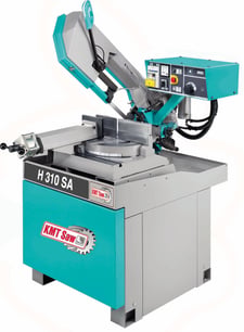 10" KMT #H-310-SA, Semi-Automatic Mitering Band Saw, 12" Vise Opening, 60-360 FPM, 109" x 1" x 0.035" Blade