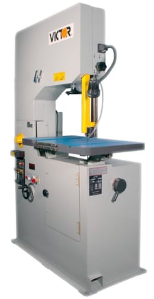 24" x 12" Victor #DCM-6, Vertical Band Saw w/T-Slot Table, 23.5" x 19.5" x 40" H Table, (2) 16.5" & (1) 12"