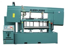 10" x 51" W.F. Wells #H-1051-2GRS, Grating/Panel Cutting Horizontal Band Saw, 5000 lbs. capacity, 267" x