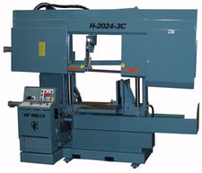 19.5" x 24" W.F. Wells #H2024-3C, Horizontal Band Saw w/3 deg. Cant, 5000 lbs. capacity, 200" x 1.5" Blade