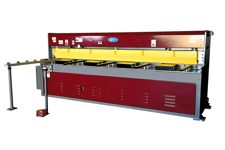 1/4" x 10' GMC #HS-1025E, Heavy-Duty Hydraulic Shear, 120" L Blade, 34.5" H Table, 24" Support Arm, 36" Back