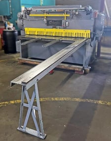 1/4" x 6.4' Lodge & Shipley #0406, Power Squaring Shear, 60 SPM, 36" L Back Gauge, 5 HP