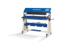 49.21" Erbend #UFA-1212, Manual Folder, 18 gauge, 8" Open Height, 19.6" Back Gauge, 8" Stroke Vertical Clamp