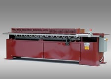 14 Stand, Flagler #DF2, Duct Flange Machine, 18-26 Gauge Galvanized, 60 FPM, 7.5 HP, new