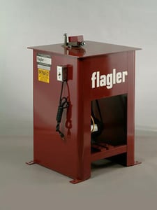 Flagler, Power Flanger Machine, 18-22 Gauge, 1/4" H Flange, 34-5/8" H Feed Table, 18 FPM, 0.5 HP, 115 V, new