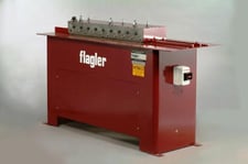 Flagler, High Speed Button Flagler for Square Duct, 20-20 Gauge, 1/2" Pocket Depth, 100 FPM, 5 HP, 230/460 V